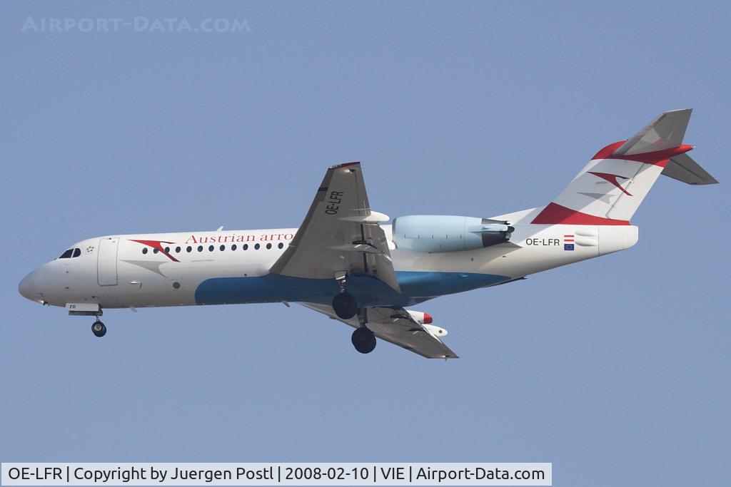 OE-LFR, 1996 Fokker 70 (F-28-0070) C/N 11572, Fokker Aircraft B.V. F 28 Mk0070