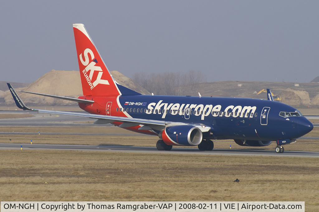 OM-NGH, 2007 Boeing 737-76N C/N 34754, Sky Europe Airlines Boeing 737-700