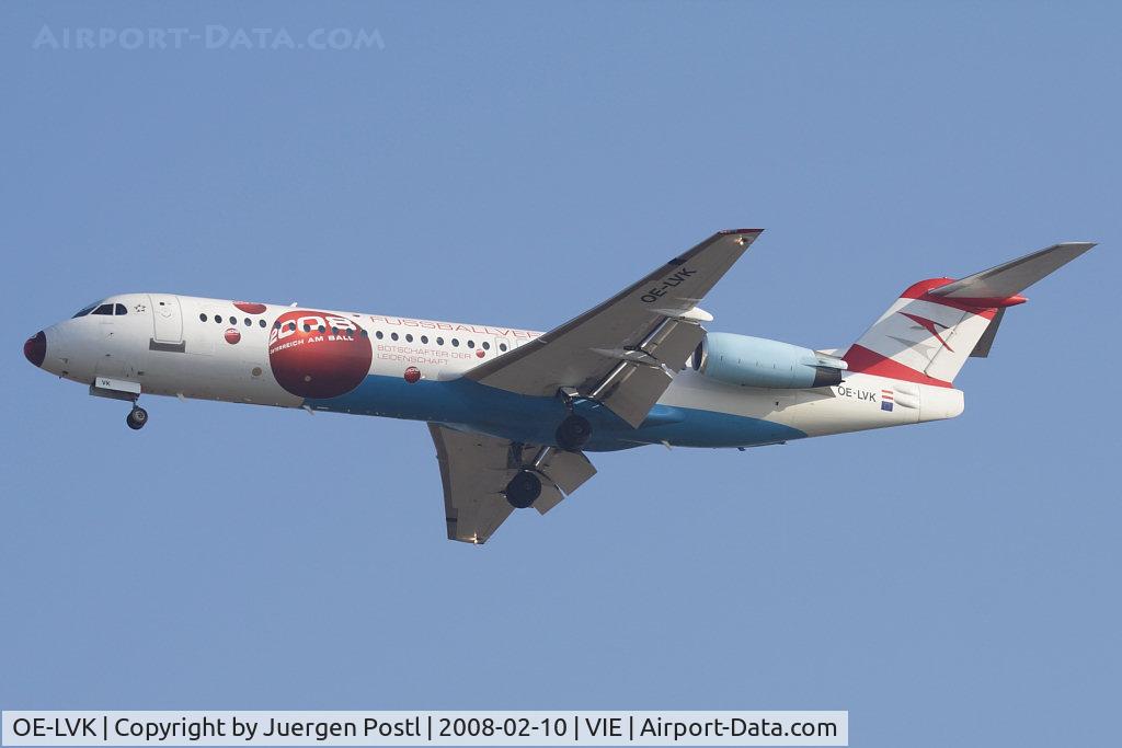 OE-LVK, 1992 Fokker 100 (F-28-0100) C/N 11397, EURO2008 - Fokker 100