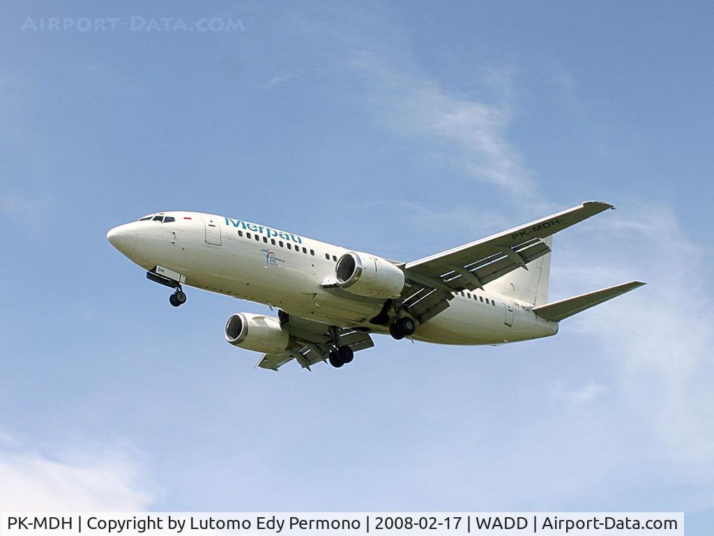 PK-MDH, 1988 Boeing 737-301 C/N 23932, Merpati Nusantara Airlines