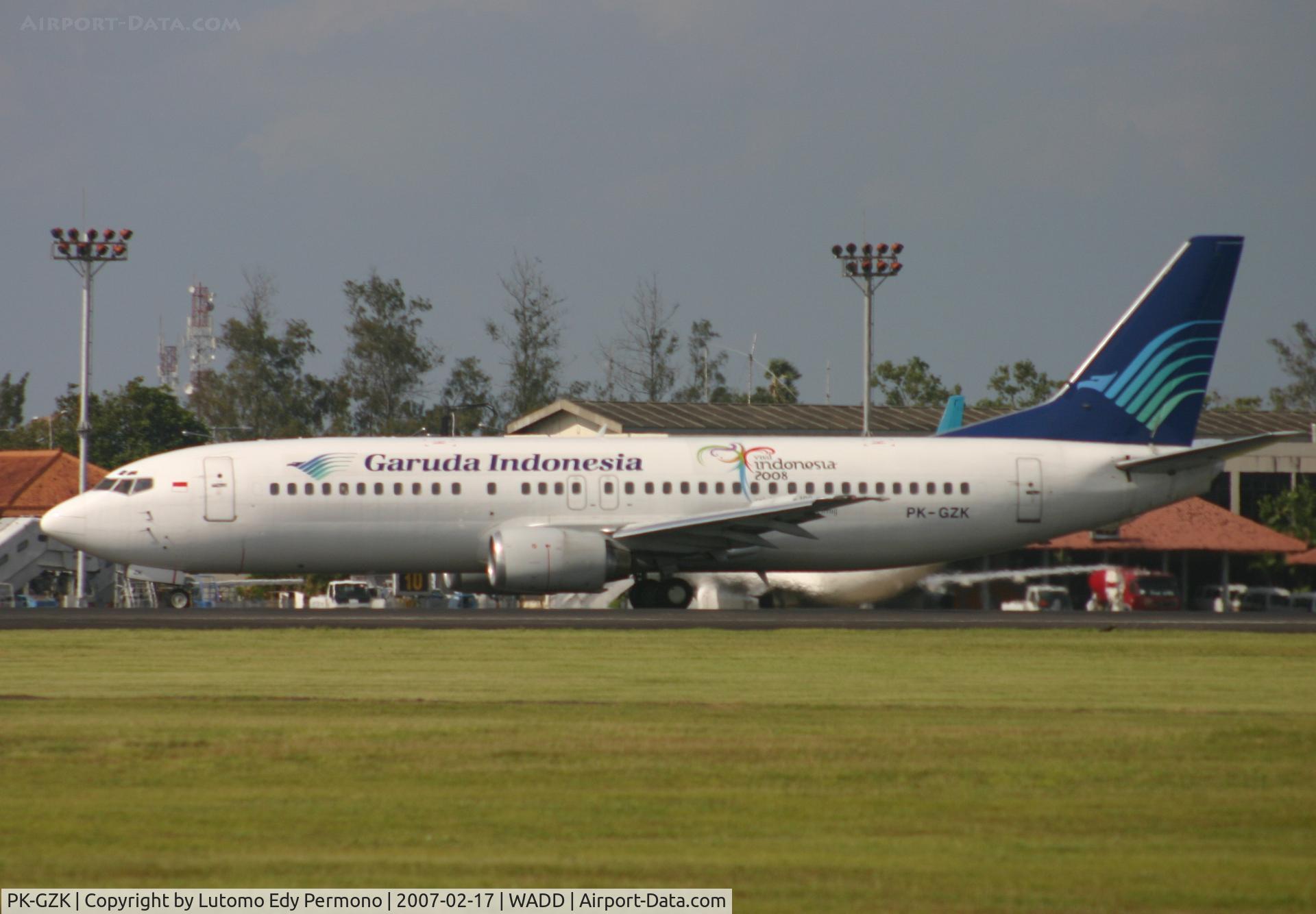 PK-GZK, 1998 Boeing 737-4M0 C/N 29206, GARUDA