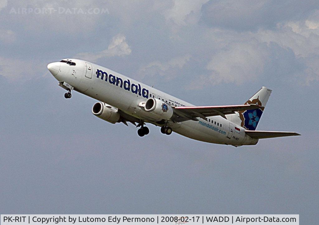PK-RIT, 1989 Boeing 737-4YO C/N 23979, MANDALA
