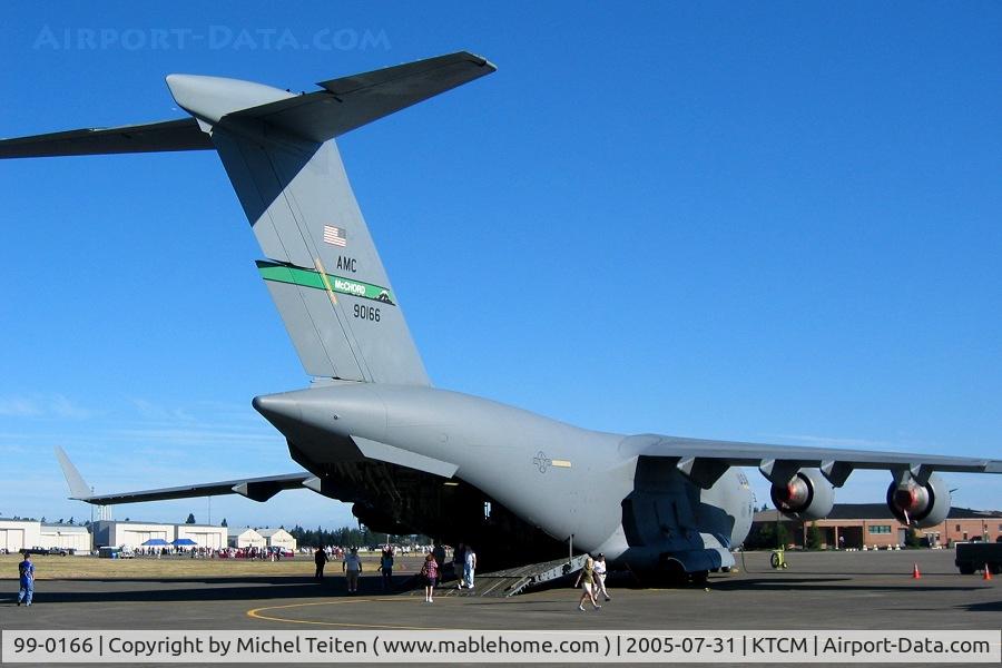 99-0166, 1999 Boeing C-17A Globemaster III C/N 50070/P-66, 62nd Airlift Wing