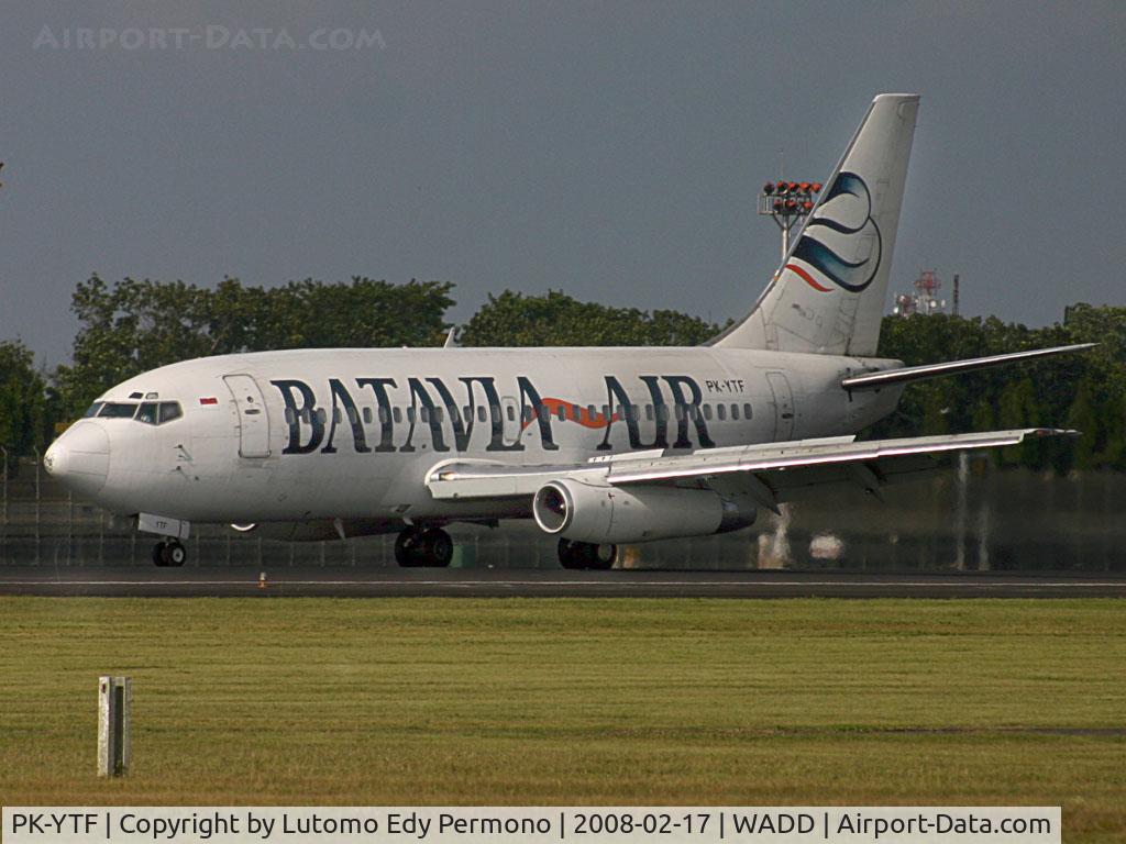 PK-YTF, 1981 Boeing 737-2T5 C/N 22397, BATAVIA