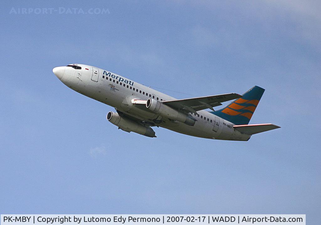 PK-MBY, 1983 Boeing 737-228 C/N 23004, MERPATI