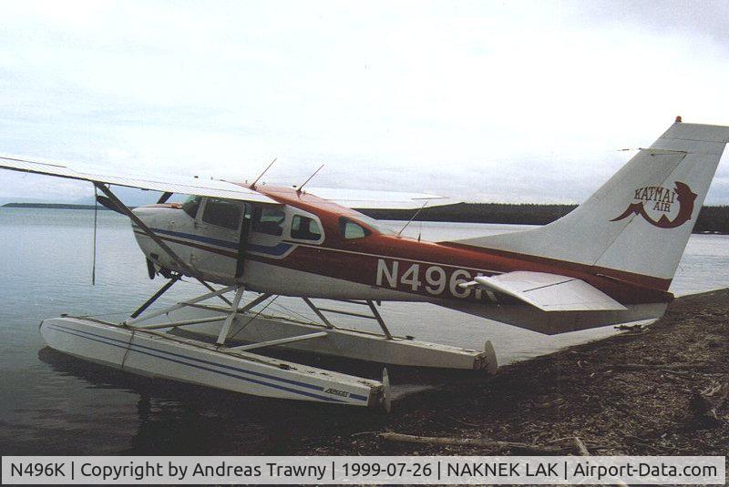 N496K, 1977 Cessna U206G Stationair C/N U20603953, N496K at Brooks Camp / Naknek Lake, Alaska