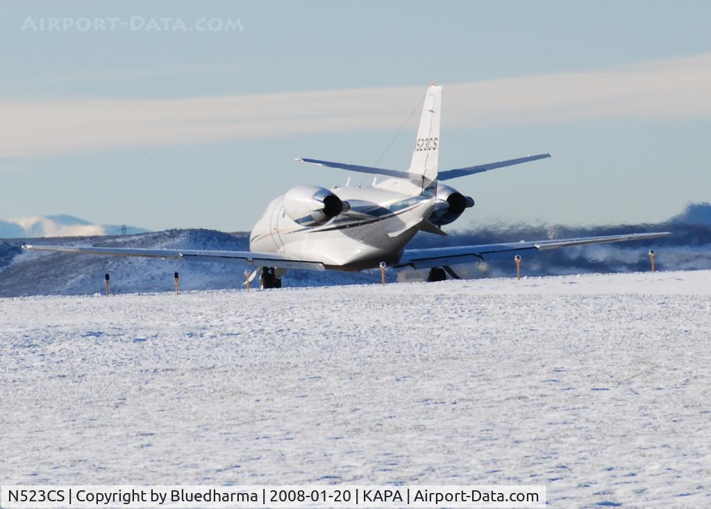 N523CS, 2004 Cessna 560XLS Citation Excel C/N 560-5507, Takeoff on 17L.