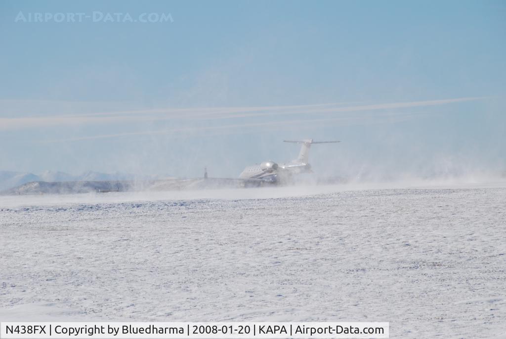 N438FX, 2007 Learjet 45 C/N 333, Takeoff on 17L.