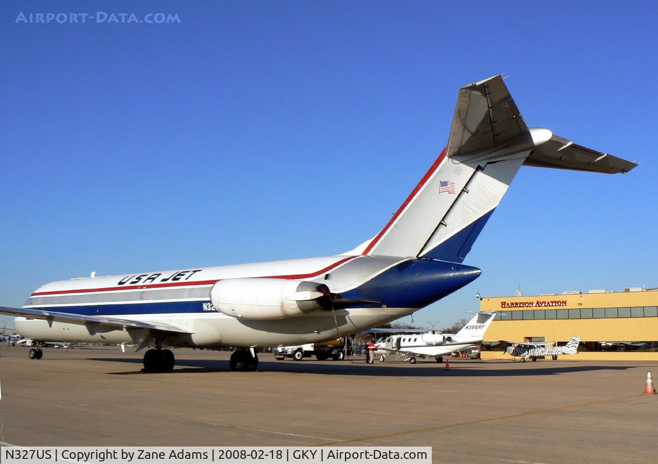 N327US, Douglas DC-9-33F C/N 47414, At Arlington Municipal