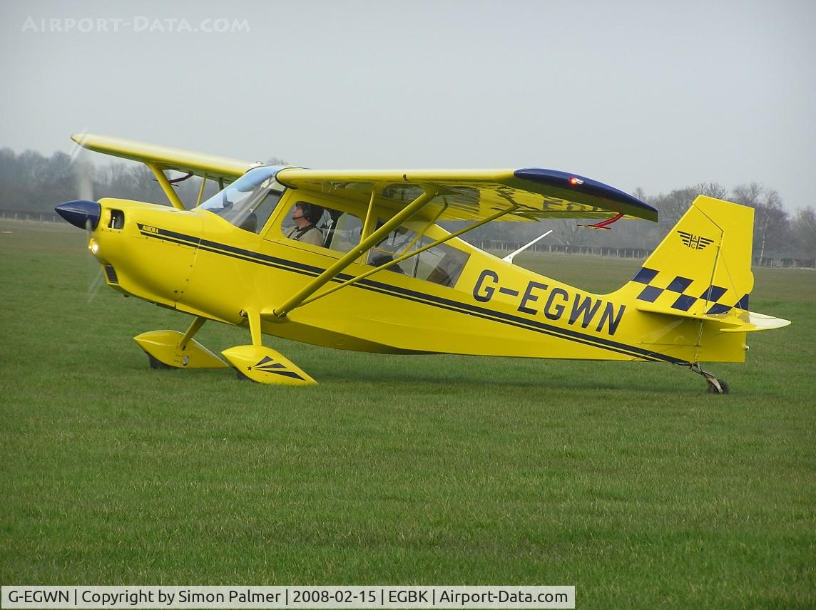 G-EGWN, 2007 Champion 7ECA Aurora Citabria C/N 1399-2007, Champion Aurora visiting Sywell
