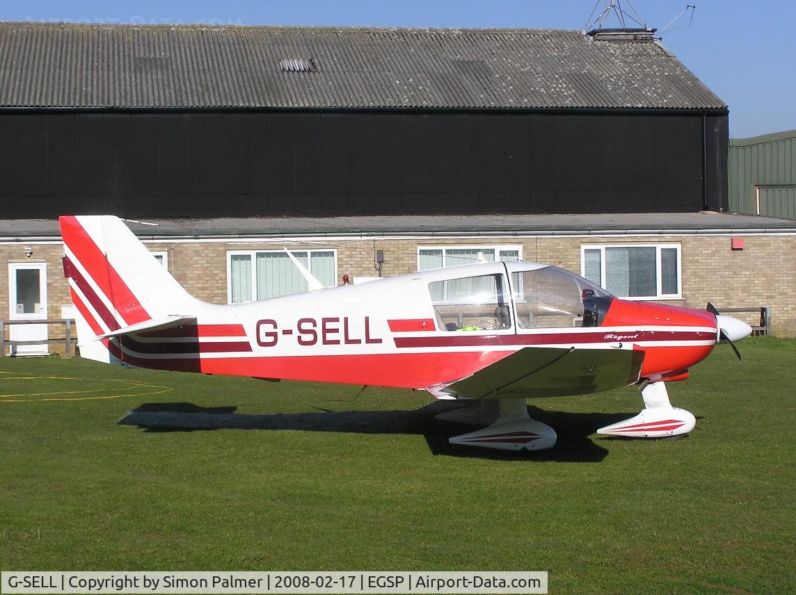 G-SELL, 1976 Robin DR-400-180 Regent Regent C/N 1153, Robin DR400 at Peterborough (Sport) airfield