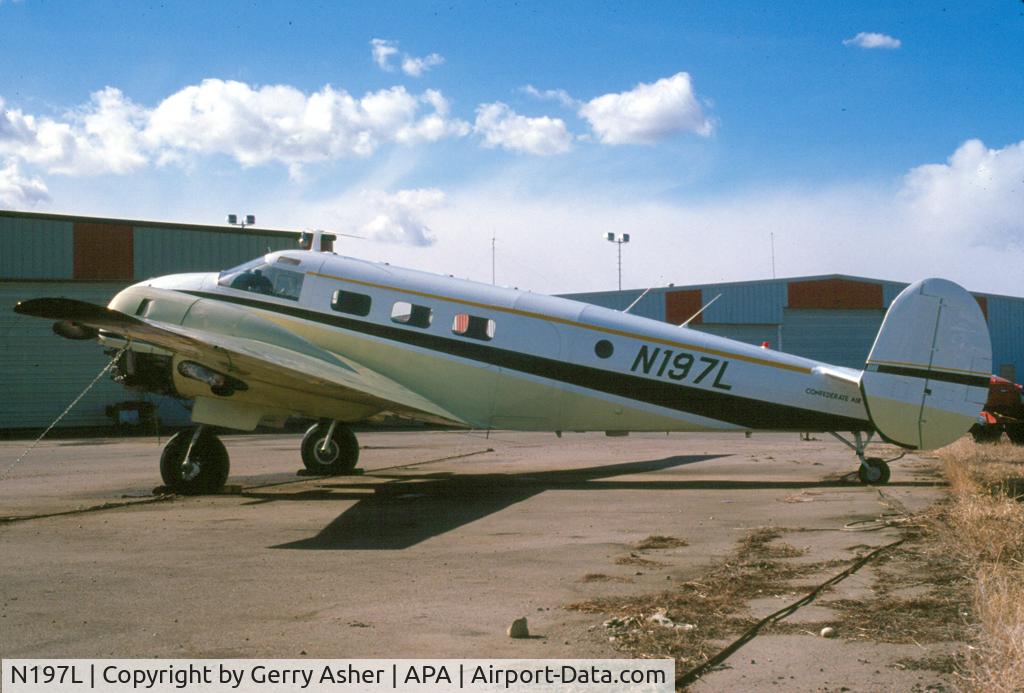 N197L, 1947 Beech D18S C/N A-361, Taken following acquisition by CAF's original Colorado Wing.
