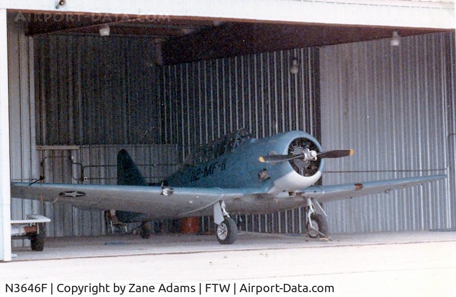 N3646F, 1947 North American AT-6F C/N 112071, At Meacham Field