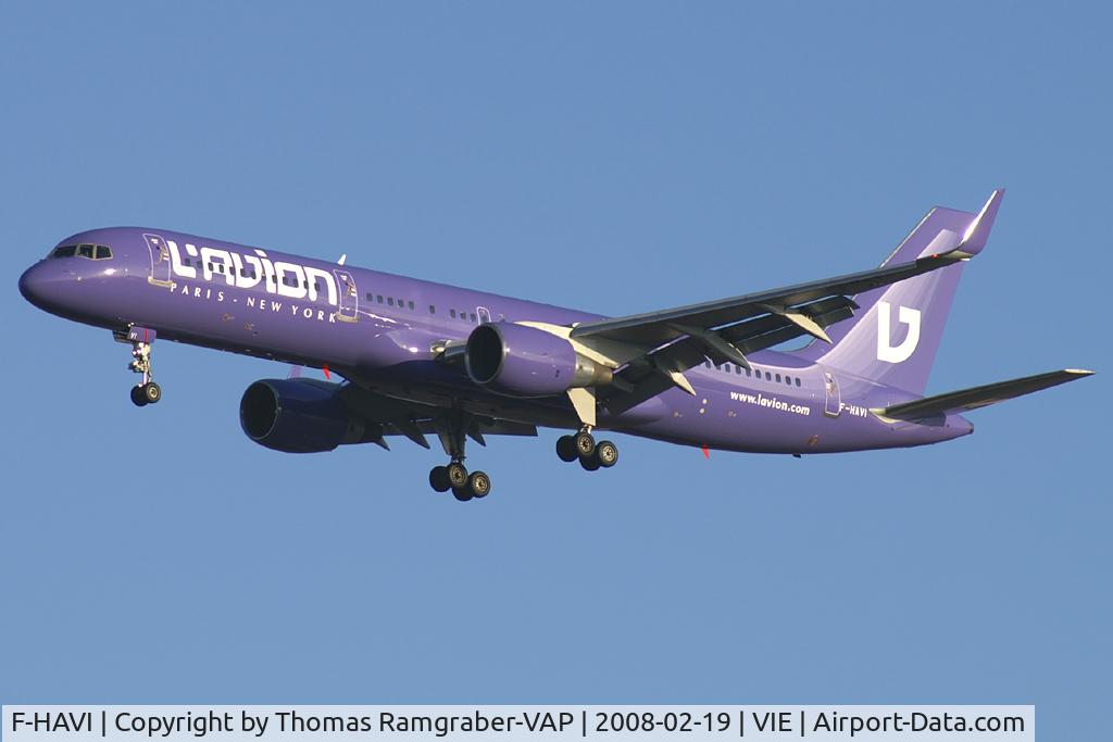F-HAVI, 1990 Boeing 757-26D C/N 24473, L`Avion Boeing 757-200