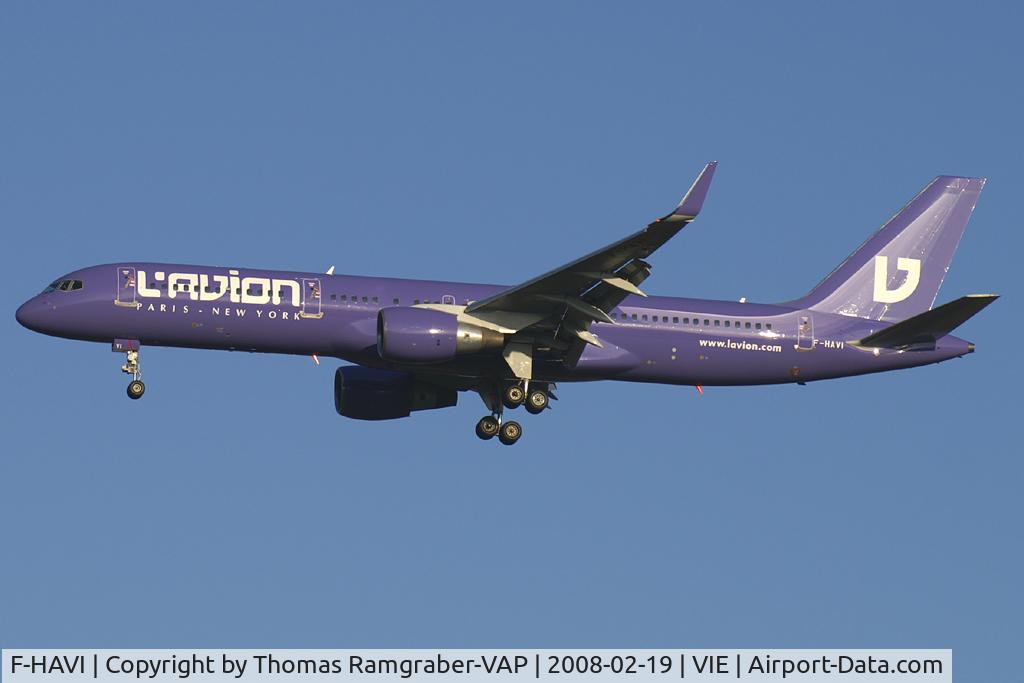 F-HAVI, 1990 Boeing 757-26D C/N 24473, L`Avion Boeing 757-200