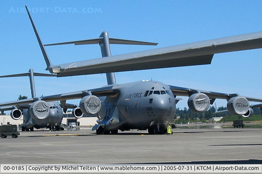00-0185, 2000 Boeing C-17A Globemaster III C/N 50093/F092, 62nd Airlift Wing