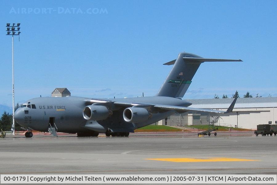 00-0179, 2000 Boeing C-17A Globemaster III C/N 50087/F086/P79, 62nd Airlift Wing
