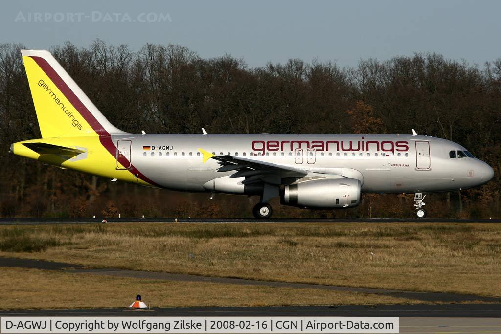 D-AGWJ, 2008 Airbus A319-132 C/N 3375, visitor