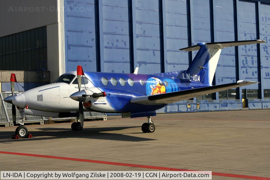 LN-IDA, 2001 Raytheon B200C King Air C/N BL-141, visitor