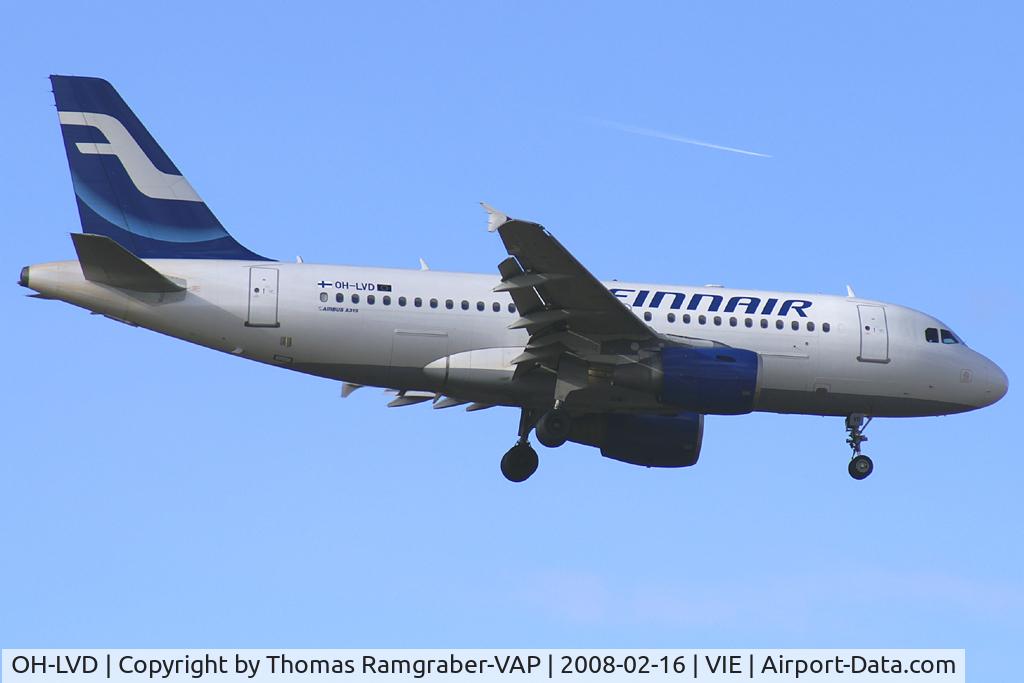 OH-LVD, 2000 Airbus A319-112 C/N 1352, Finnair Airbus A319