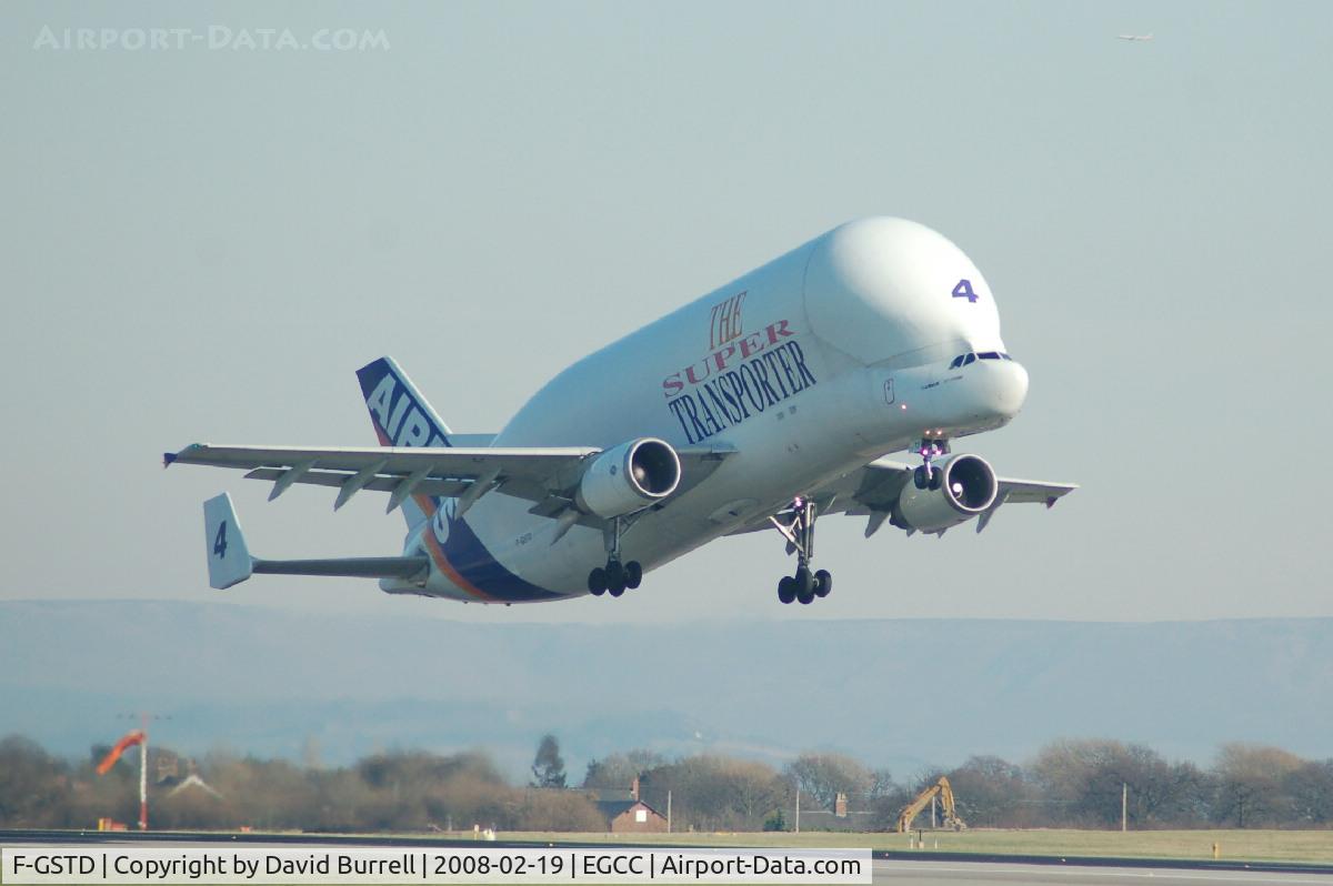 F-GSTD, 1998 Airbus A300B4-608ST Beluga C/N 776, Airbus Super Transporter - Taking off