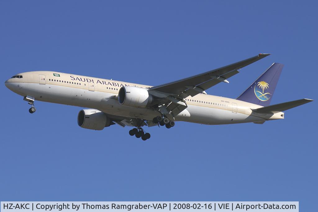 HZ-AKC, 1997 Boeing 777-268/ER C/N 28346, Saudia - Saudi Arabian Airlines Boeing 777-200