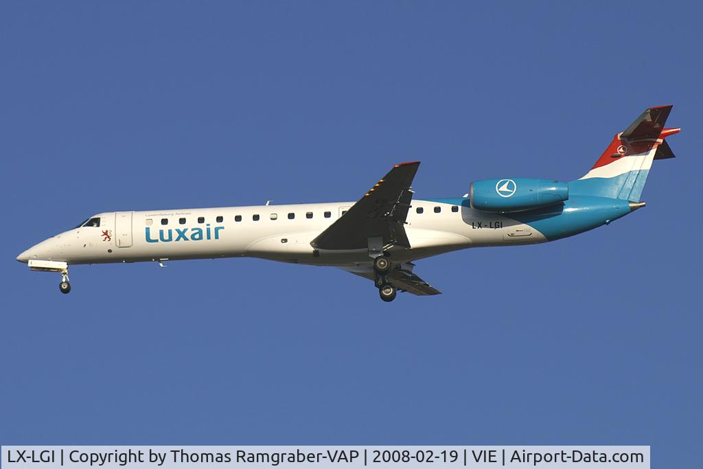 LX-LGI, 2000 Embraer EMB-145LU (ERJ-145LU) C/N 145369, Luxair Embraer 145