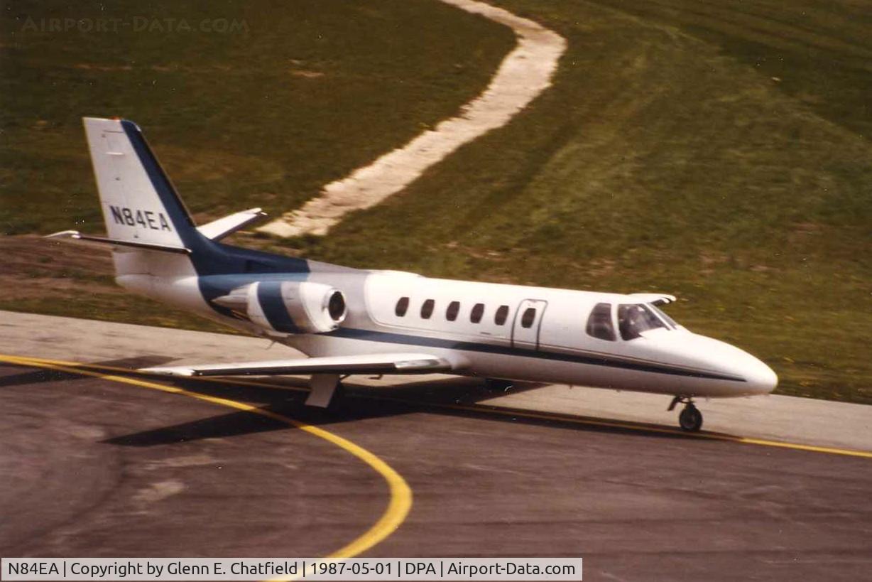 N84EA, 1983 Cessna 550 C/N 550-0484, Photo taken for aircraft recognition training.  Ex-N84EA, Citation 550