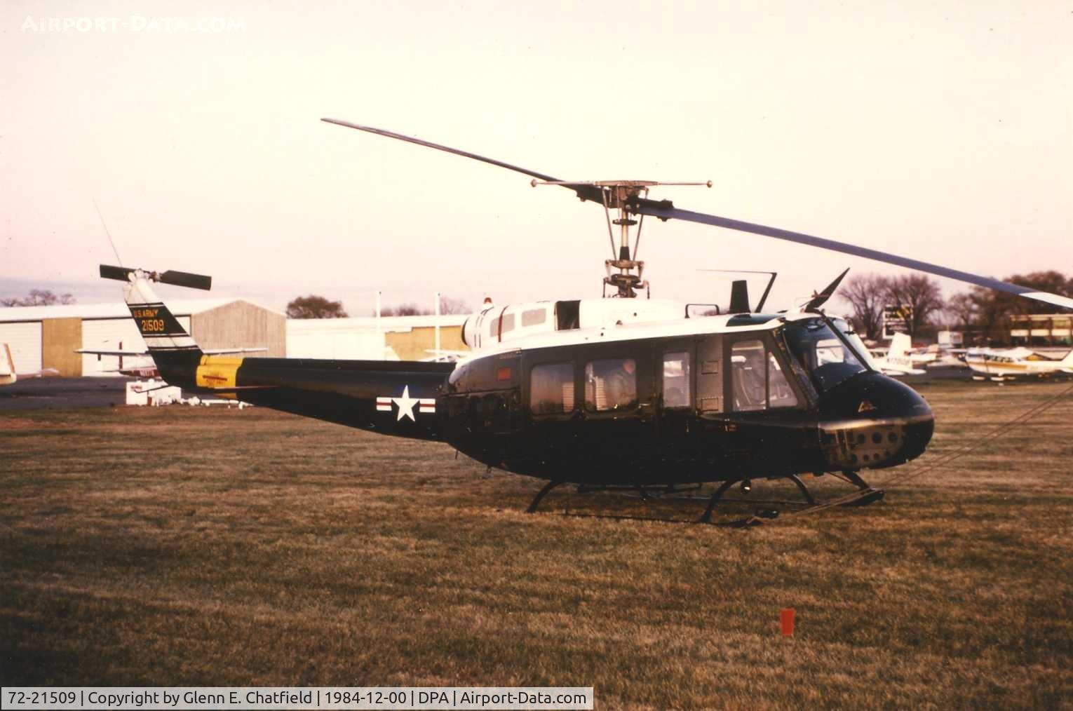 72-21509, 1972 Bell UH-1H Iroquois C/N 13208, Now active as G-UHIH