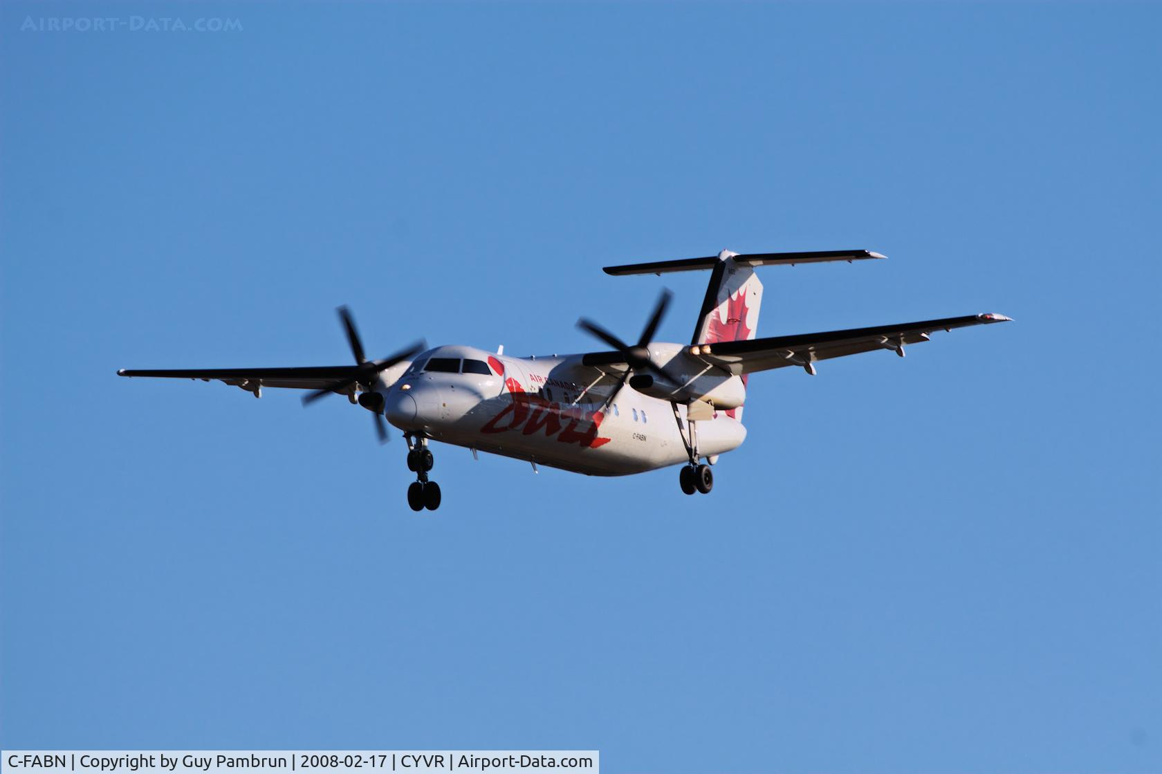 C-FABN, 1986 De Havilland Canada DHC-8-102 Dash 8 C/N 044, On Final