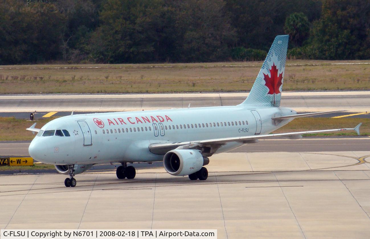 C-FLSU, 1992 Airbus A320-211 C/N 309, Taxiing to the gate