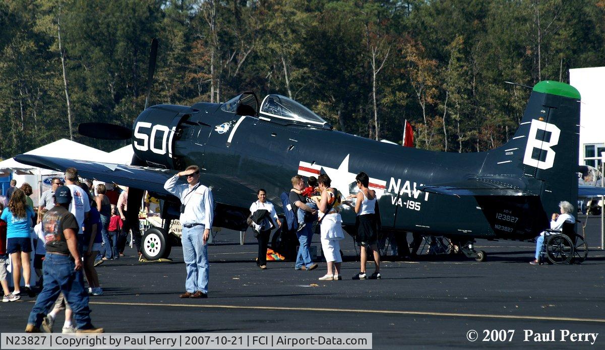 N23827, 1949 Douglas AD-4 C/N 7133, Out amongst the crowds