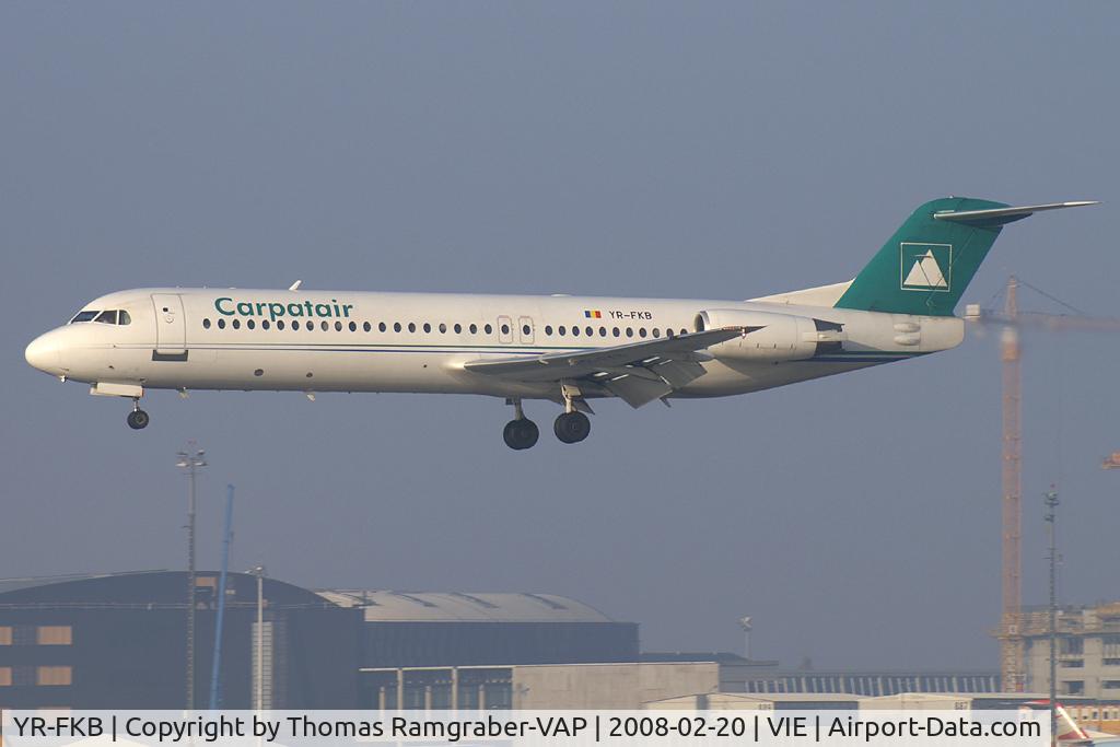 YR-FKB, 1991 Fokker 100 (F-28-0100) C/N 11369, Carpatair Fokker 100