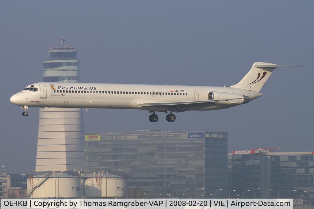 OE-IKB, 1986 McDonnell Douglas MD-83 (DC-9-83) C/N 49448, Mesopotamia Air MDD MD80