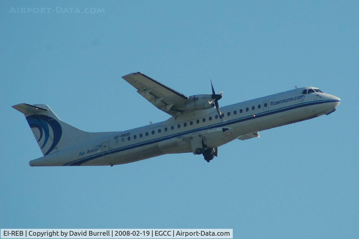 EI-REB, 1996 ATR 72-202 C/N 470, Are Arann - Taking off
