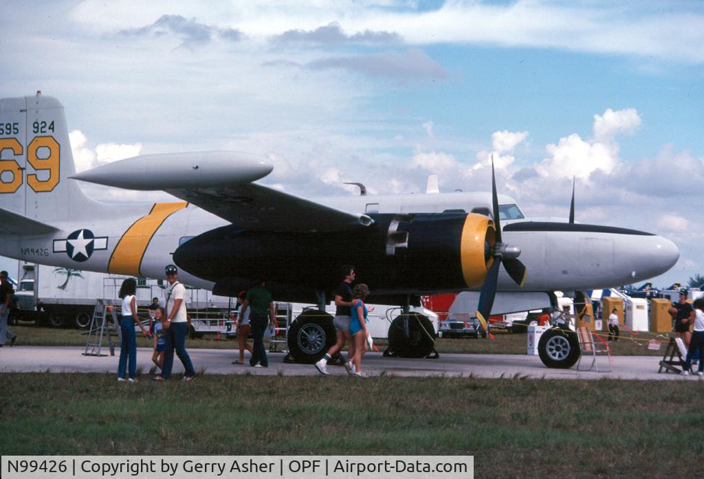 N99426, Douglas A-26B Invader C/N 29149, During the Miami airshow with the Blue Angels