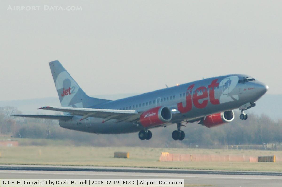 G-CELE, 1988 Boeing 737-33A C/N 24029, Jet2.com - Taking off