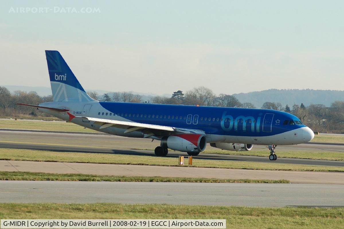 G-MIDR, 2002 Airbus A320-232 C/N 1697, BMI - Taxiing