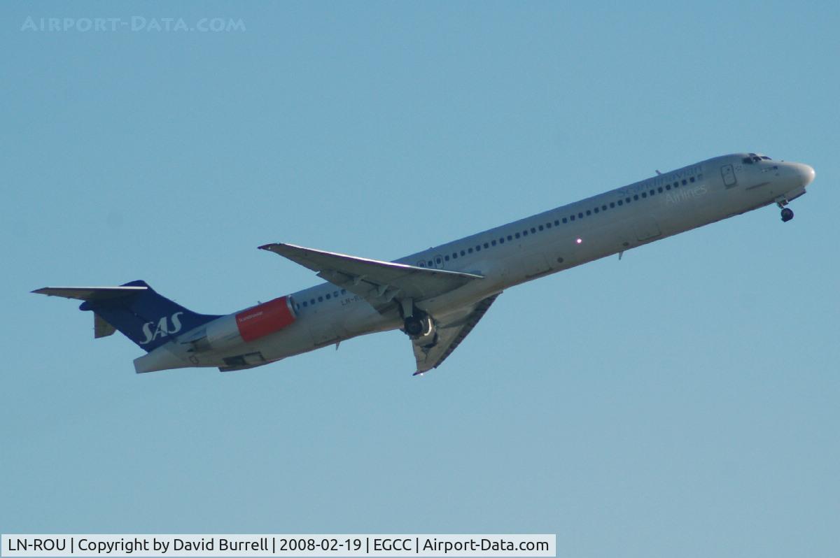LN-ROU, 1986 McDonnell Douglas MD-82 (DC-9-82) C/N 49424, SAS - Taking Off