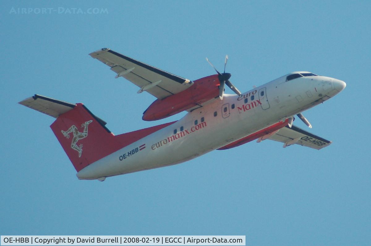 OE-HBB, 2000 De Havilland Canada DHC-8-402 Dash 8 C/N 541, Euromanx - Taking Off