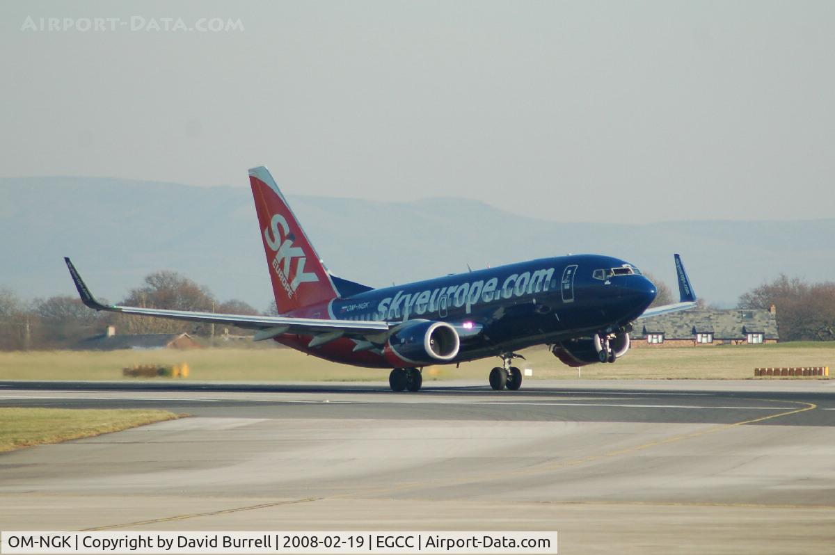 OM-NGK, 2007 Boeing 737-76N C/N 34756/2208, SkyEurope - Taking Off