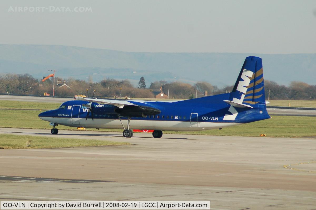 OO-VLN, 1989 Fokker 50 C/N 20145, VLM - Taxiing
