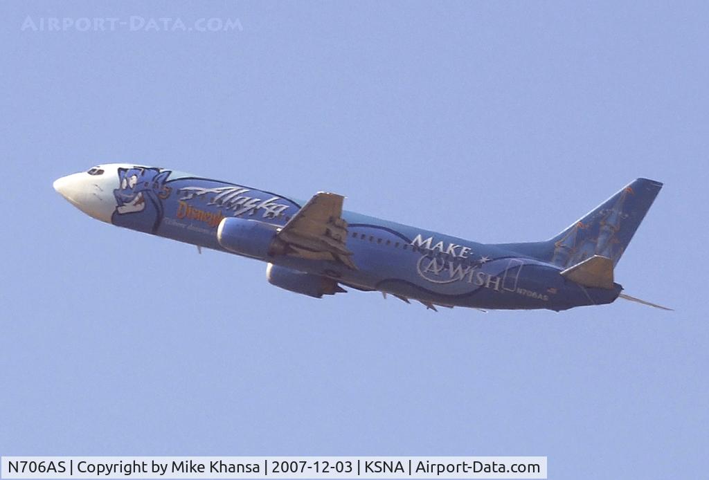 N706AS, 1998 Boeing 737-490 C/N 28894, Alaska's 
