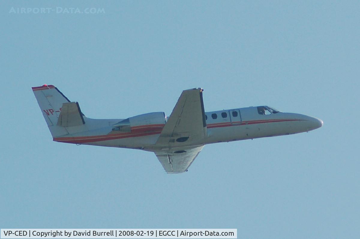 VP-CED, 1999 Cessna 550 Citation Bravo C/N 550-0870, Cessna Citation - Taking off