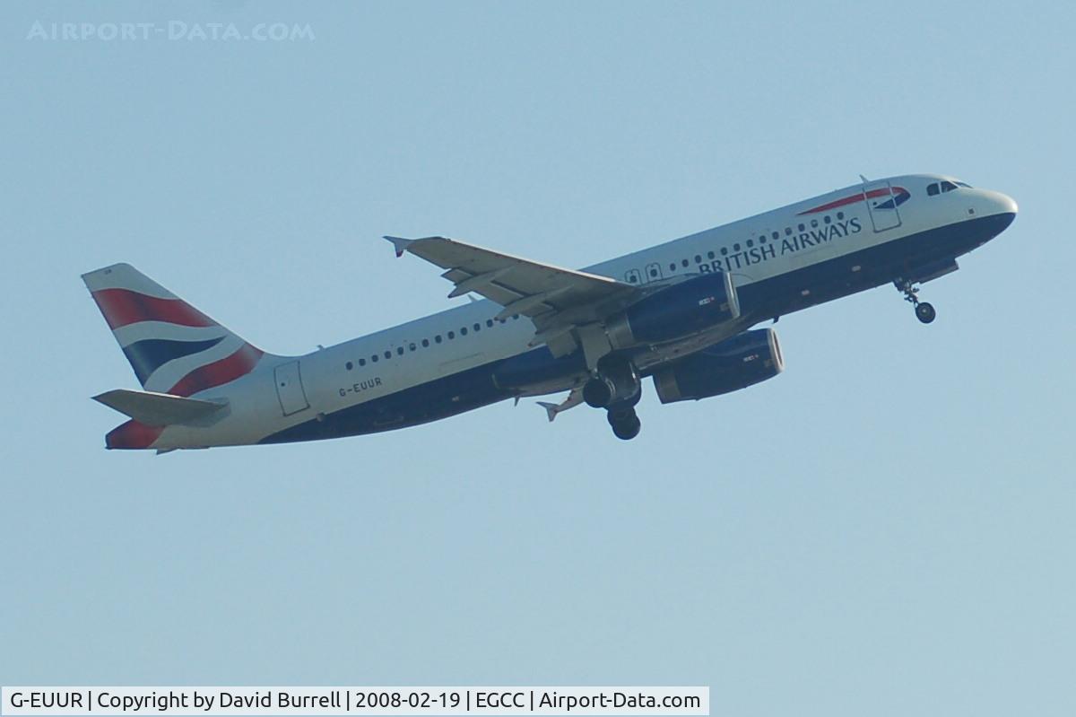 G-EUUR, 2003 Airbus A320-232 C/N 2040, British Airways - Taking Off