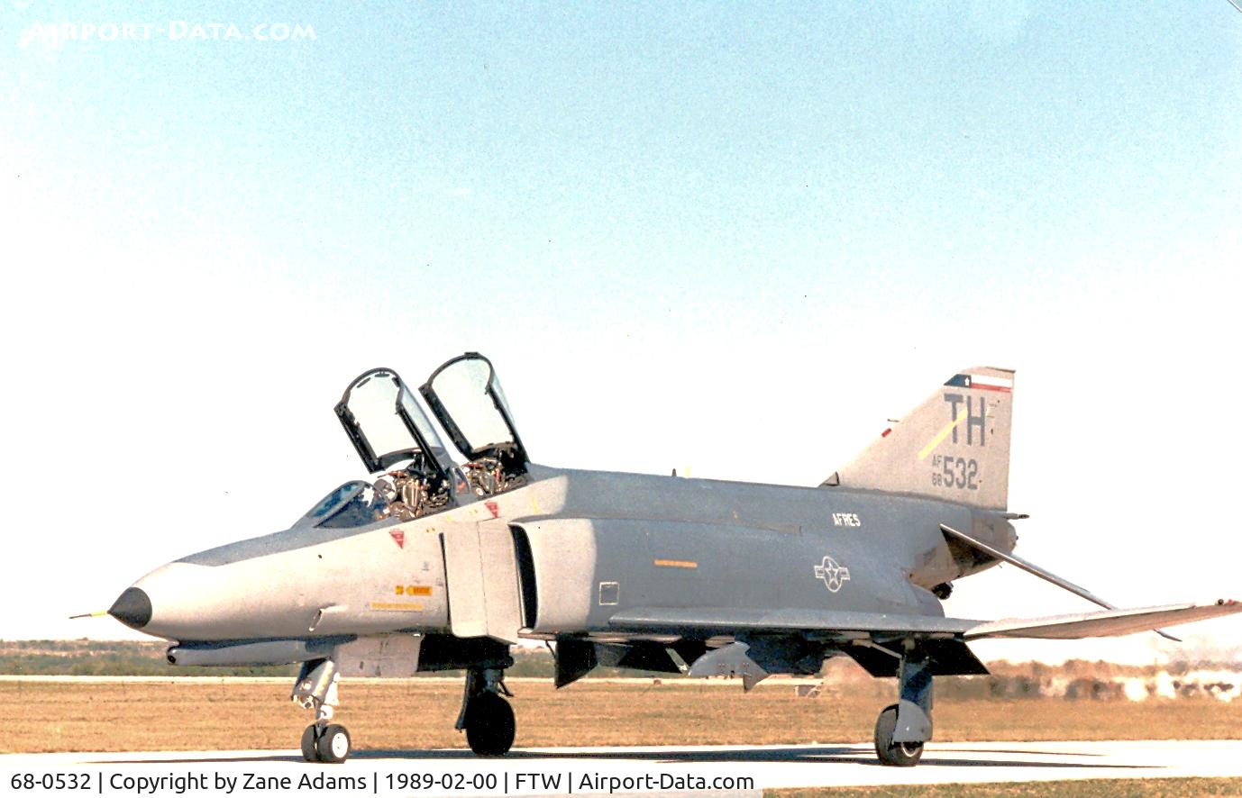 68-0532, 1968 McDonnell Douglas F-4E Phantom II C/N 3731, F-4E at Meacham Field - This aircraft went to Turkey as part of Peace Diamond IV in 1991