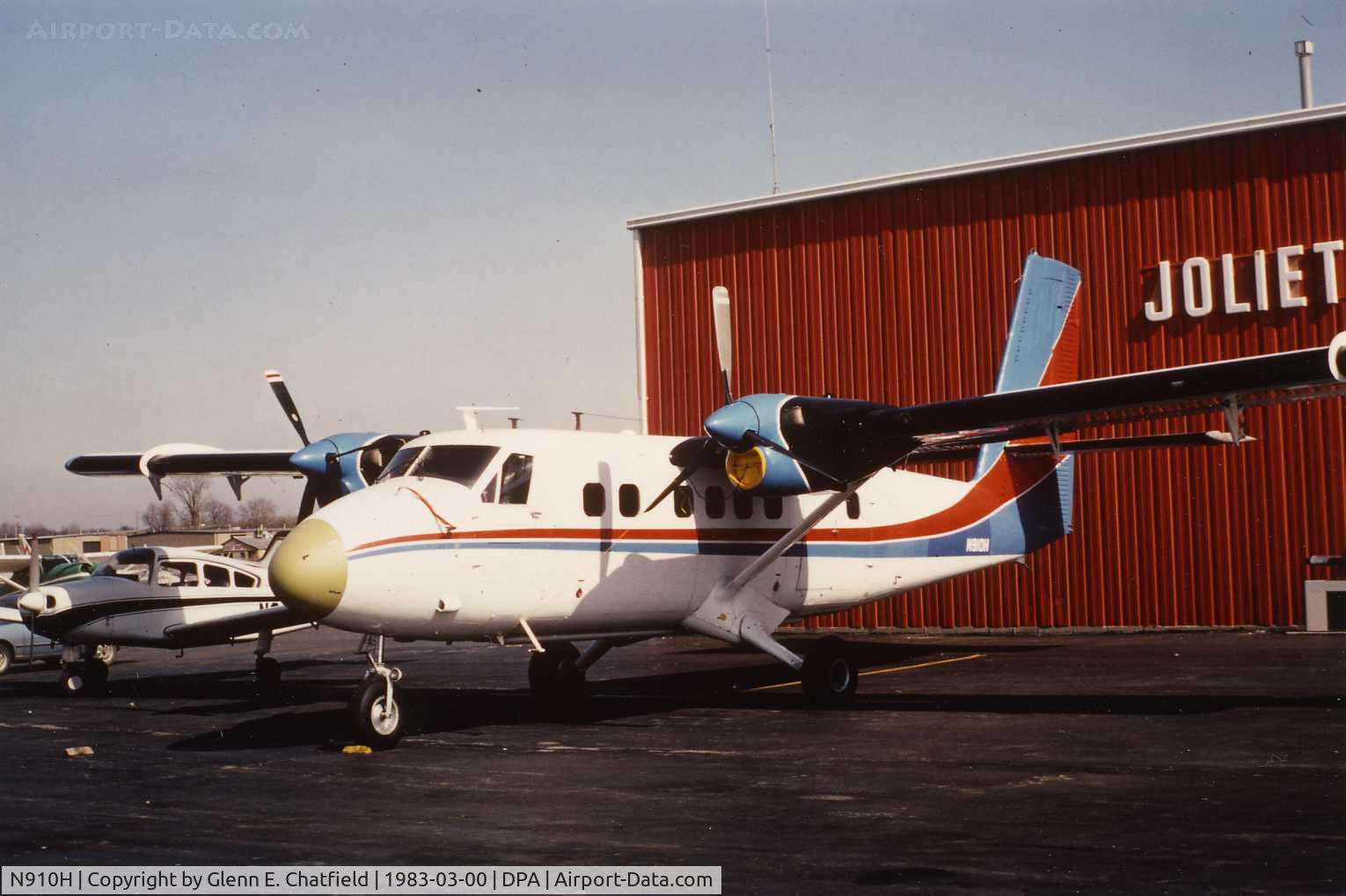 N910H, 1970 De Havilland Canada DHC-6-300 Twin Otter C/N 289, c/n 289 Photo taken for aircraft recognition training.  DHC6 Twin Otter