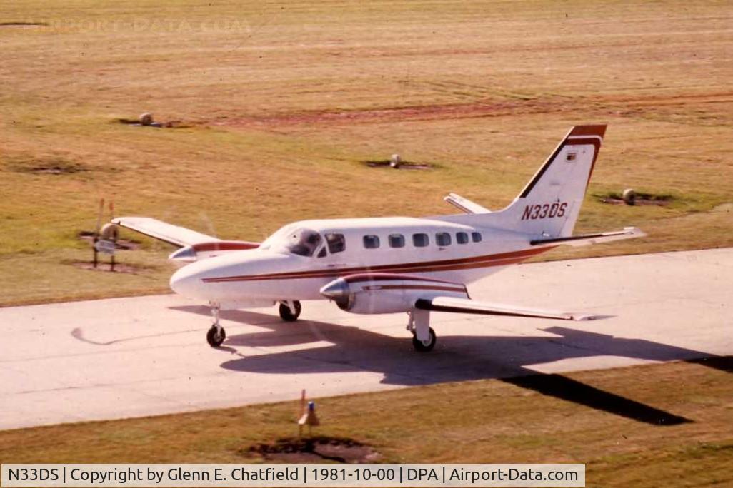 N33DS, Cessna 441 Conquest II C/N Not found N33DS, Photo taken for aircraft recognition training.  Ex-N33DS Cessna 441 Conquest