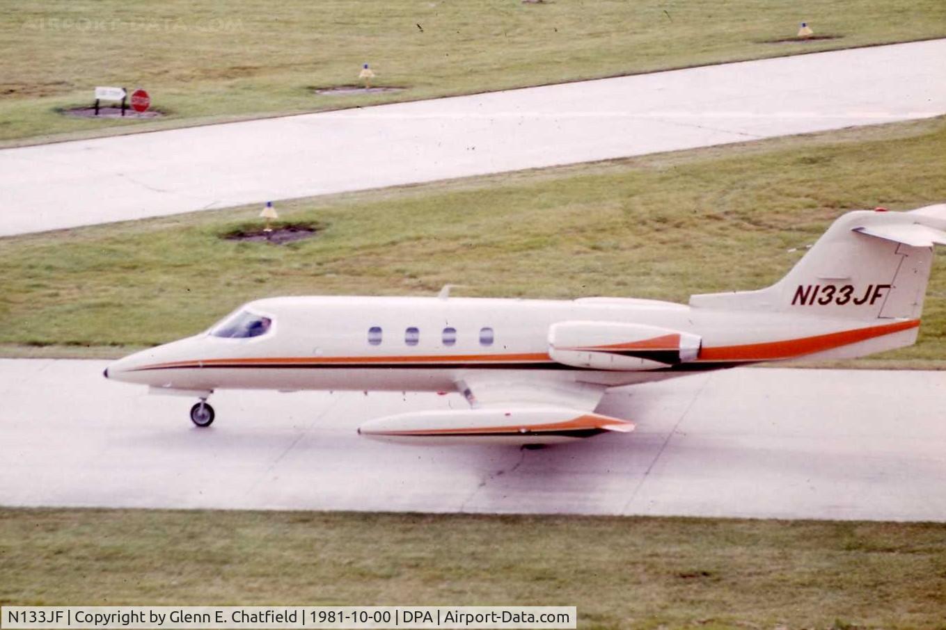 N133JF, Learjet Inc 25 C/N 264, Photo taken for aircraft recognition training.  Ex-N133JF, Learjet 25