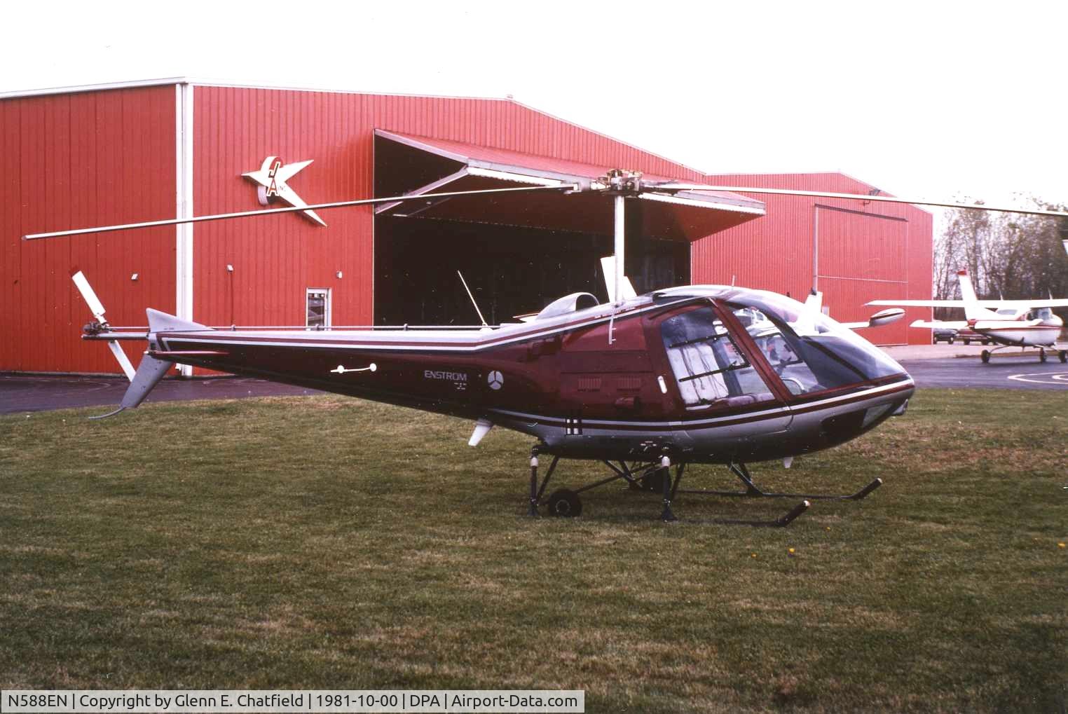 N588EN, Enstrom F280 C/N Not found N588EN, Photo taken for aircraft recognition training.  Enstrom F28